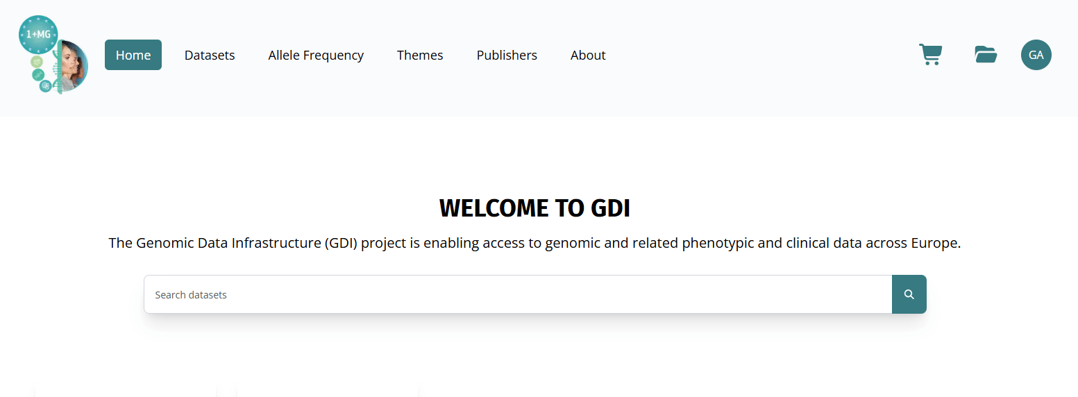 Gif showing user exploring through publisher categories